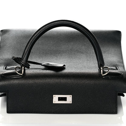 Hermes Epsom Kelly Sellier 28 Black 17 of 43