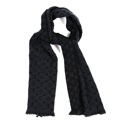 Louis Vuitton Wool Monogram Classic Scarf Grey 1 of 3