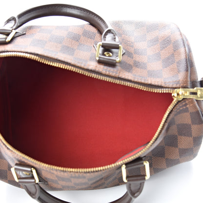 Louis Vuitton Damier Ebene Speedy Bandouliere 30 4 of 13