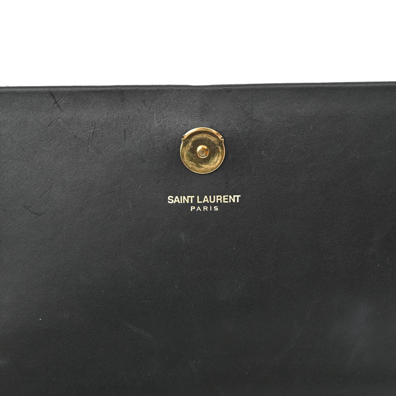 Saint Laurent Smooth Calfskin Medium Classic Monogram Kate Tassel Satchel Black 12 of 12