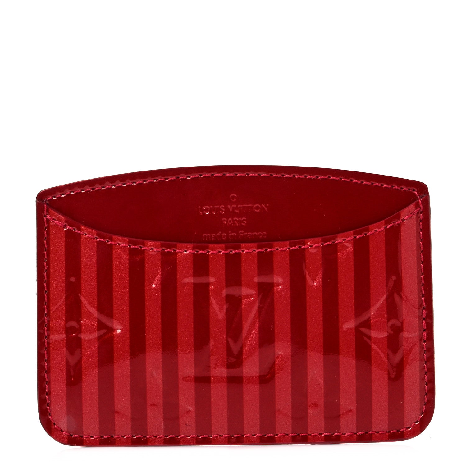 Louis Vuitton Vernis Rayures Mirror Case Pomme D'Amour 1 of 9