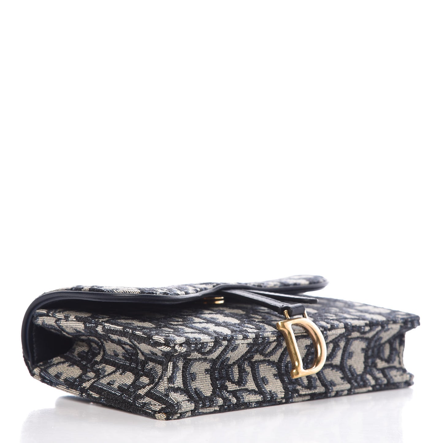 Oblique Saddle Belt Bag Blue