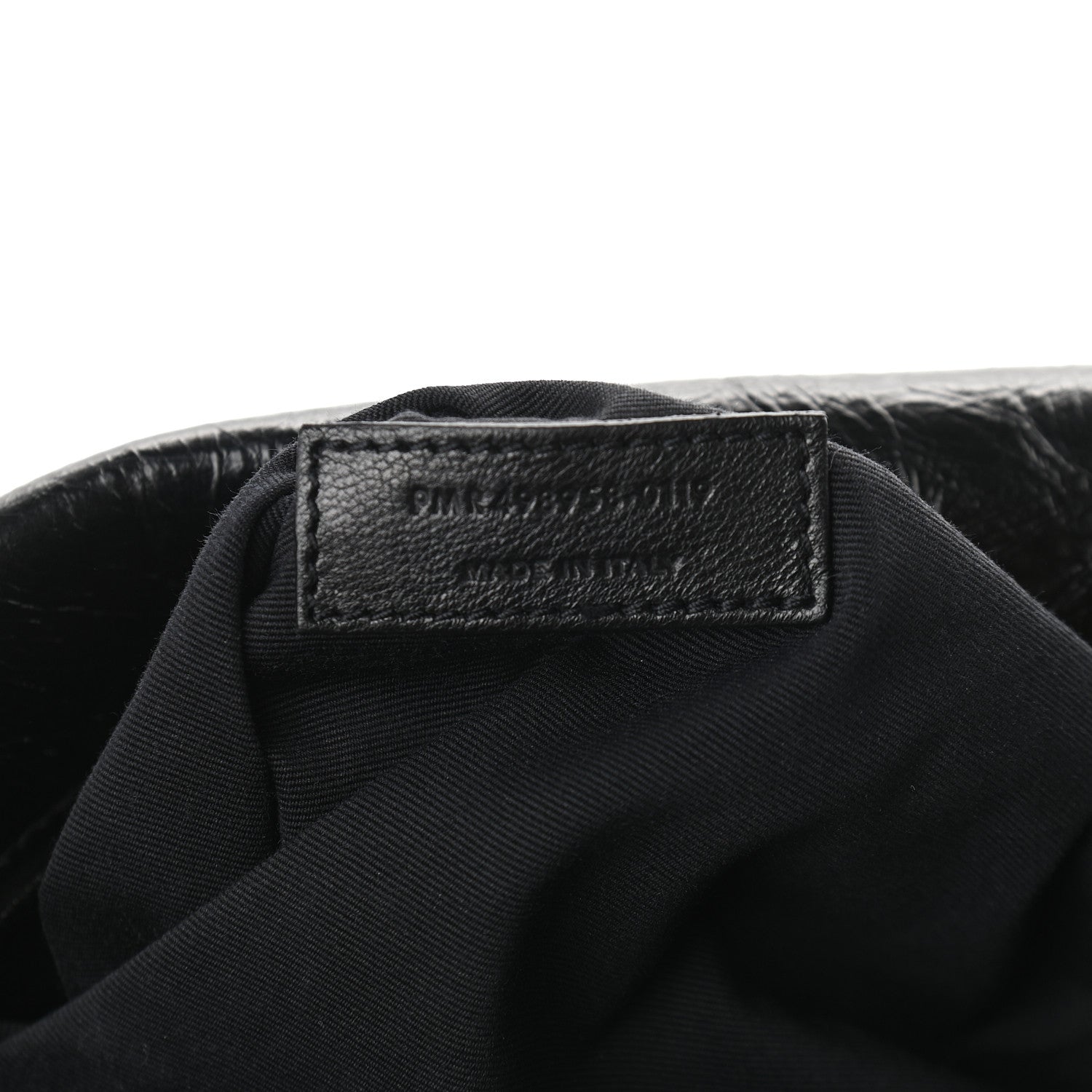 Saint Laurent Crinkled Calfskin Matelasse Monogram Medium Niki Chain Satchel Black 7 of 9