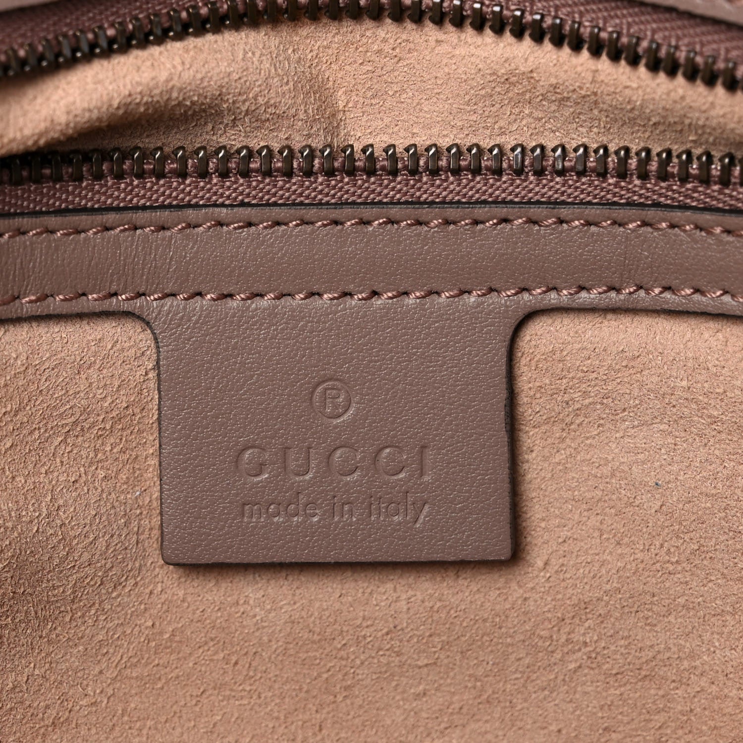 Gucci Calfskin Matelasse Medium GG Marmont Shoulder Bag Porcelain Rose 6 of 9