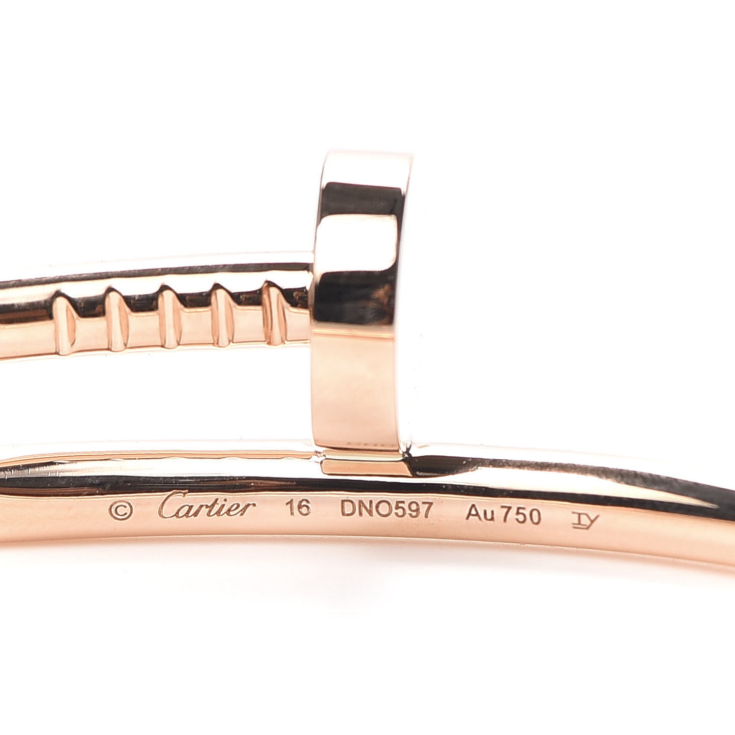 18K Pink Gold Juste Un Clou Bracelet 16
