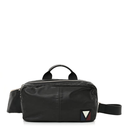 Louis Vuitton Calfskin Nylon V Line Bumbag Asphalt 1 of 12