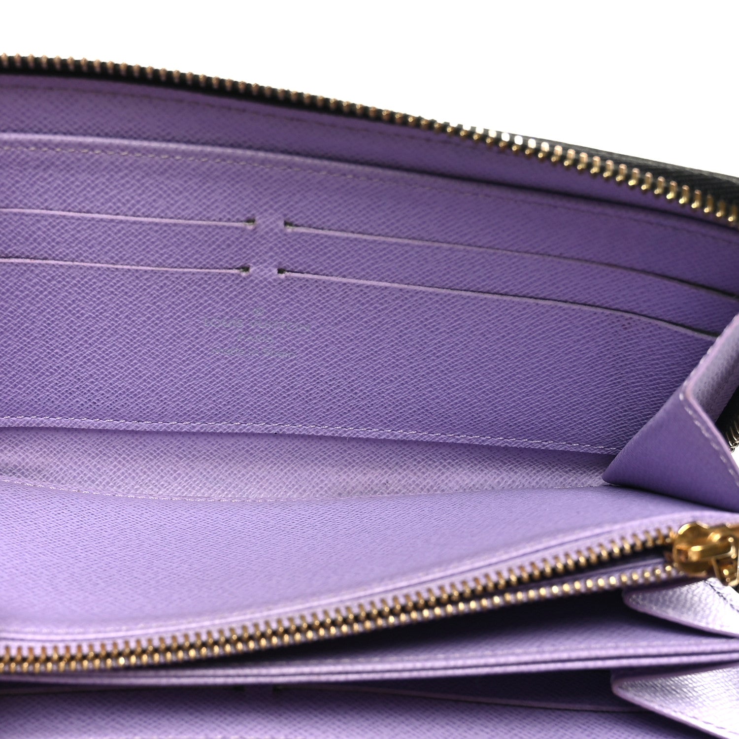Louis Vuitton Monogram Multicolor Zippy Wallet Black Violet 5 of 7