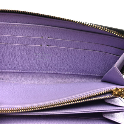 Louis Vuitton Monogram Multicolor Zippy Wallet Black Violet 5 of 7