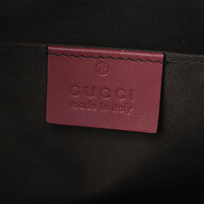 Gucci GG Supreme Monogram Blooms Large Cosmetic Case Beige Multicolor Dry Rose 6 of 8