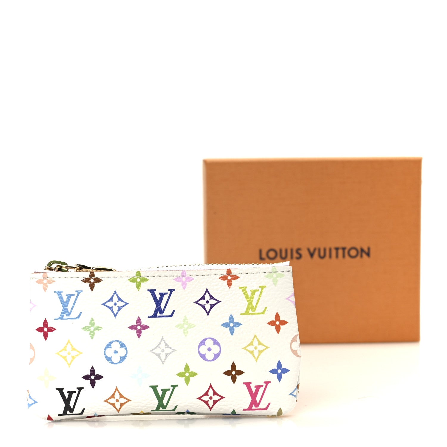 Louis Vuitton LV X TM Monogram Multicolor Key Pouch White 9 of 9