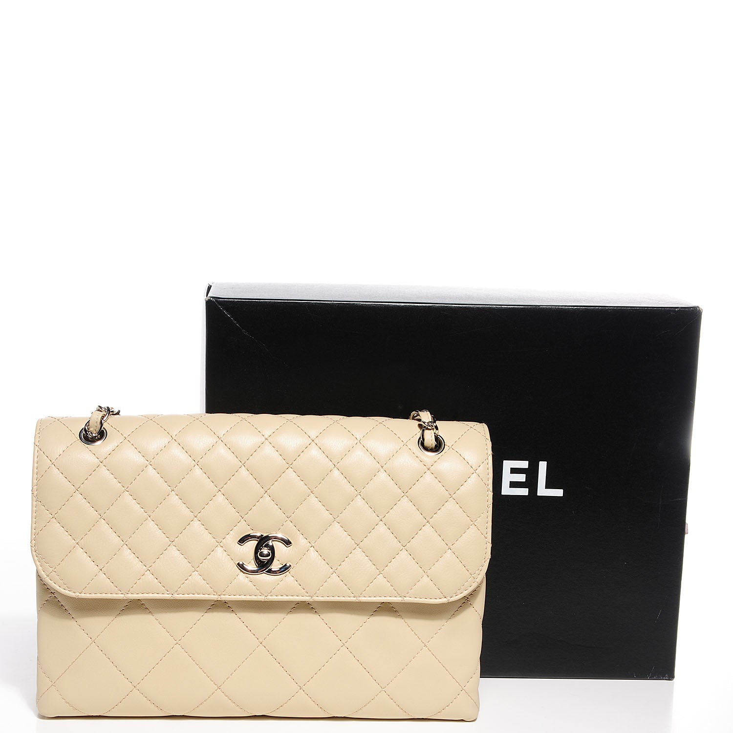 Chanel Calfskin Quilted In the Business Flap Bag Light Beige 5 of 10