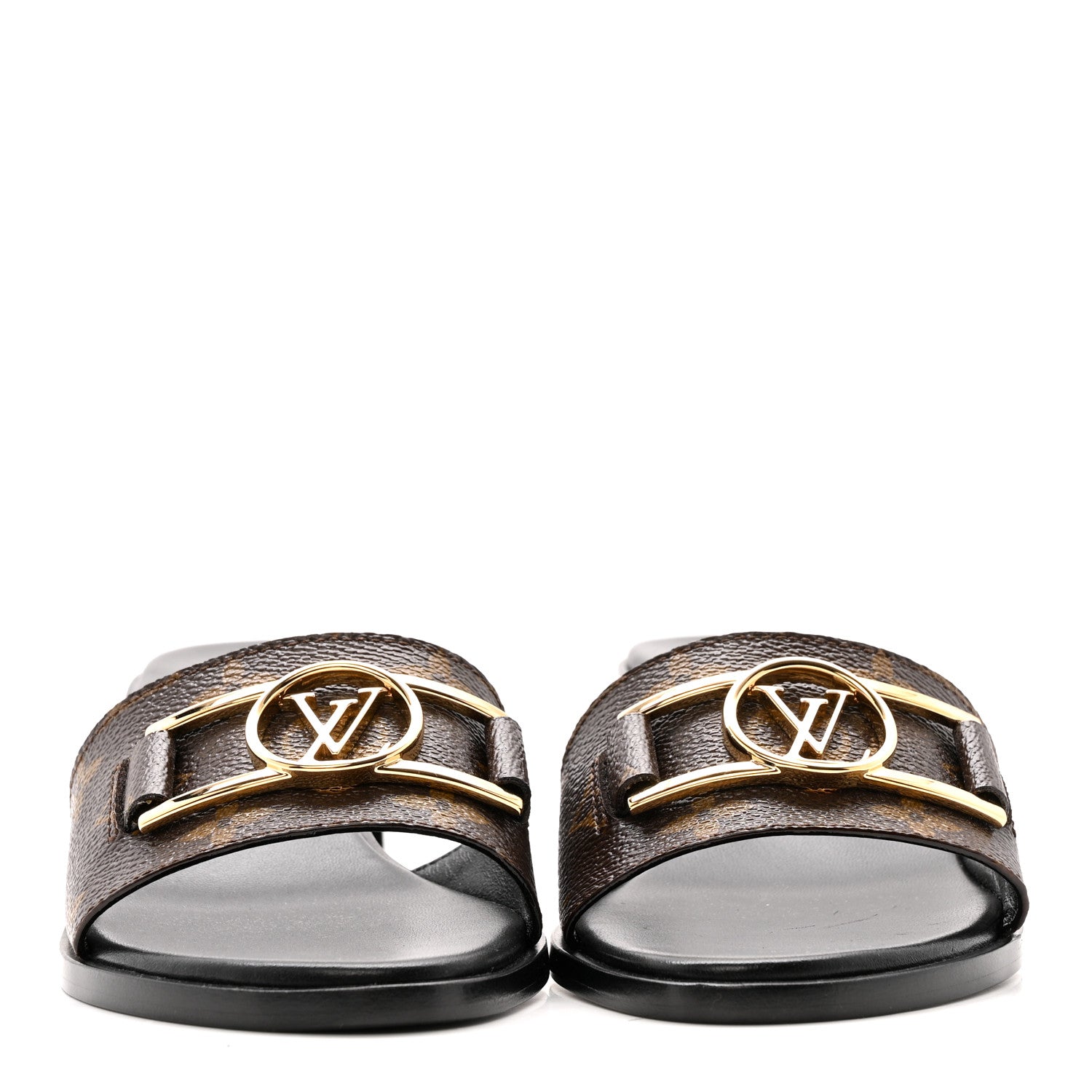 Louis Vuitton Monogram Lock It Mules 39 3 of 10
