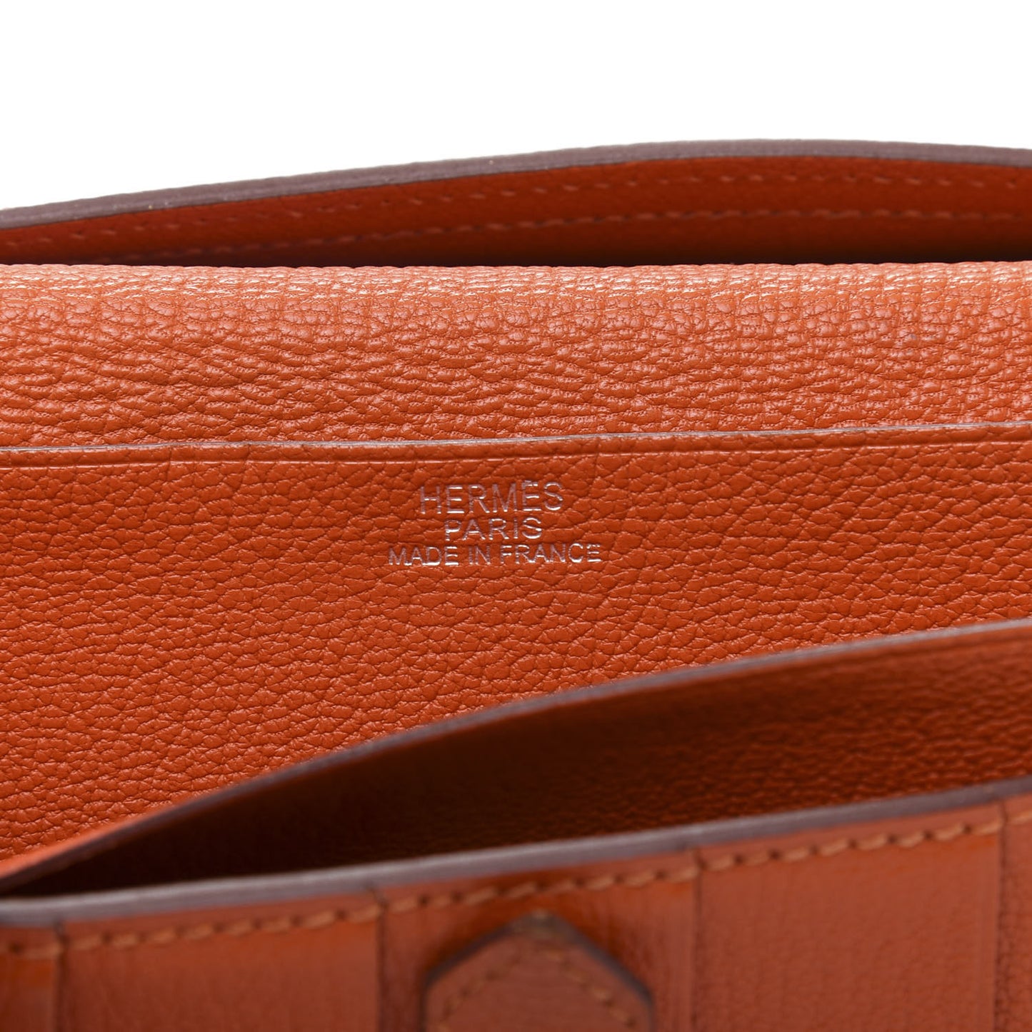 Chevre Mysore Bearn Gusset Wallet Feu