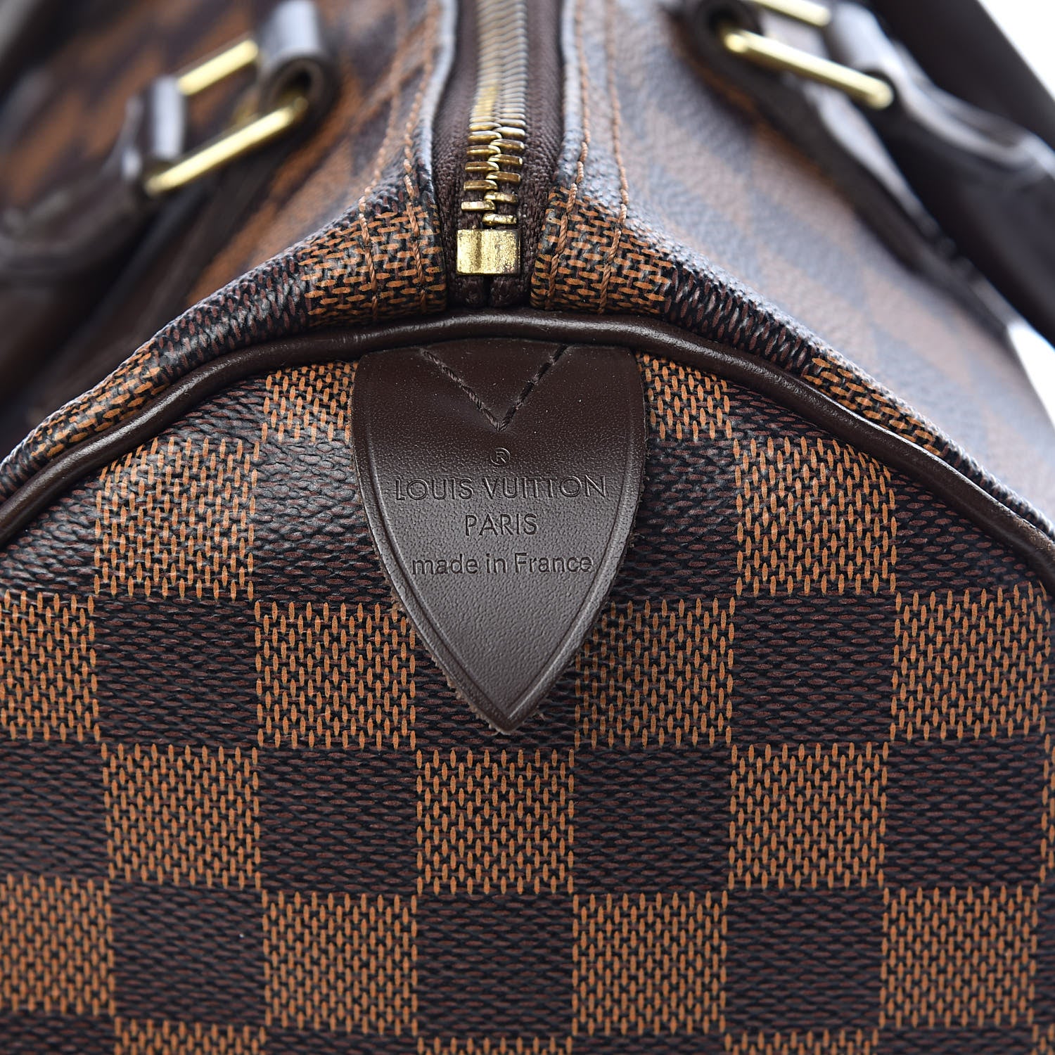 Louis Vuitton Damier Ebene Speedy 30 7 of 10