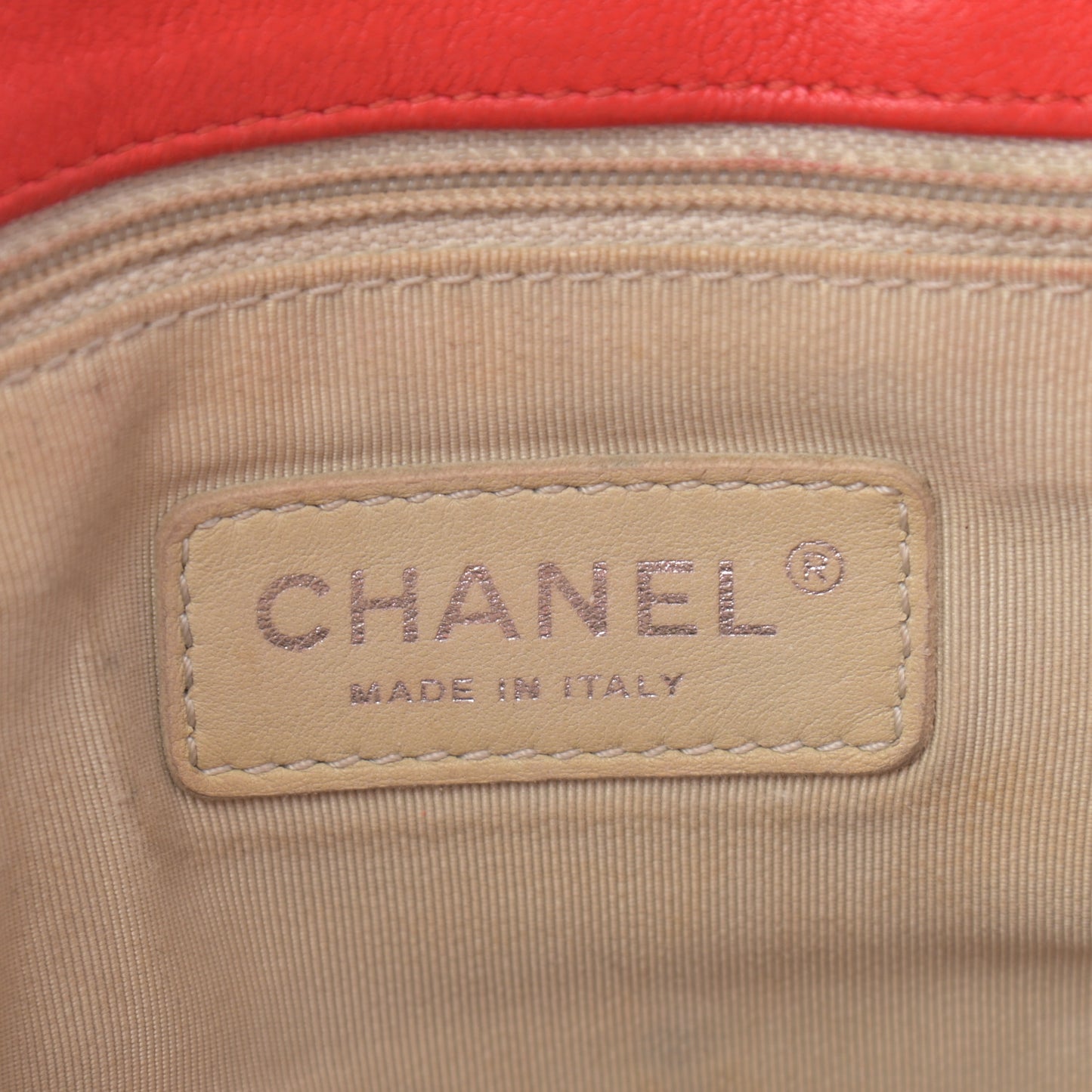 Washed Lambskin Quilted Maxi Chain Around Flap Red