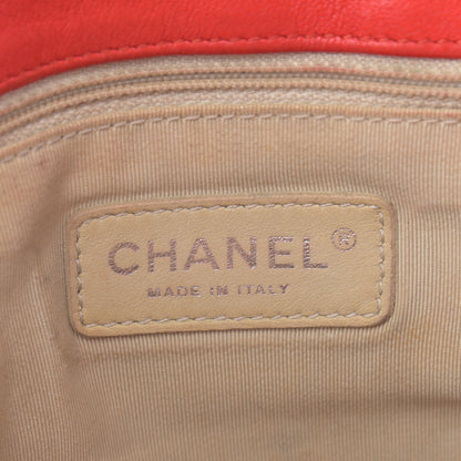 Chanel Washed Lambskin Quilted Maxi Chain Around Flap Red 6 of 14