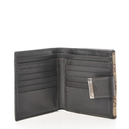 Gucci Monogram Compact Wallet Dark Brown 5 of 11