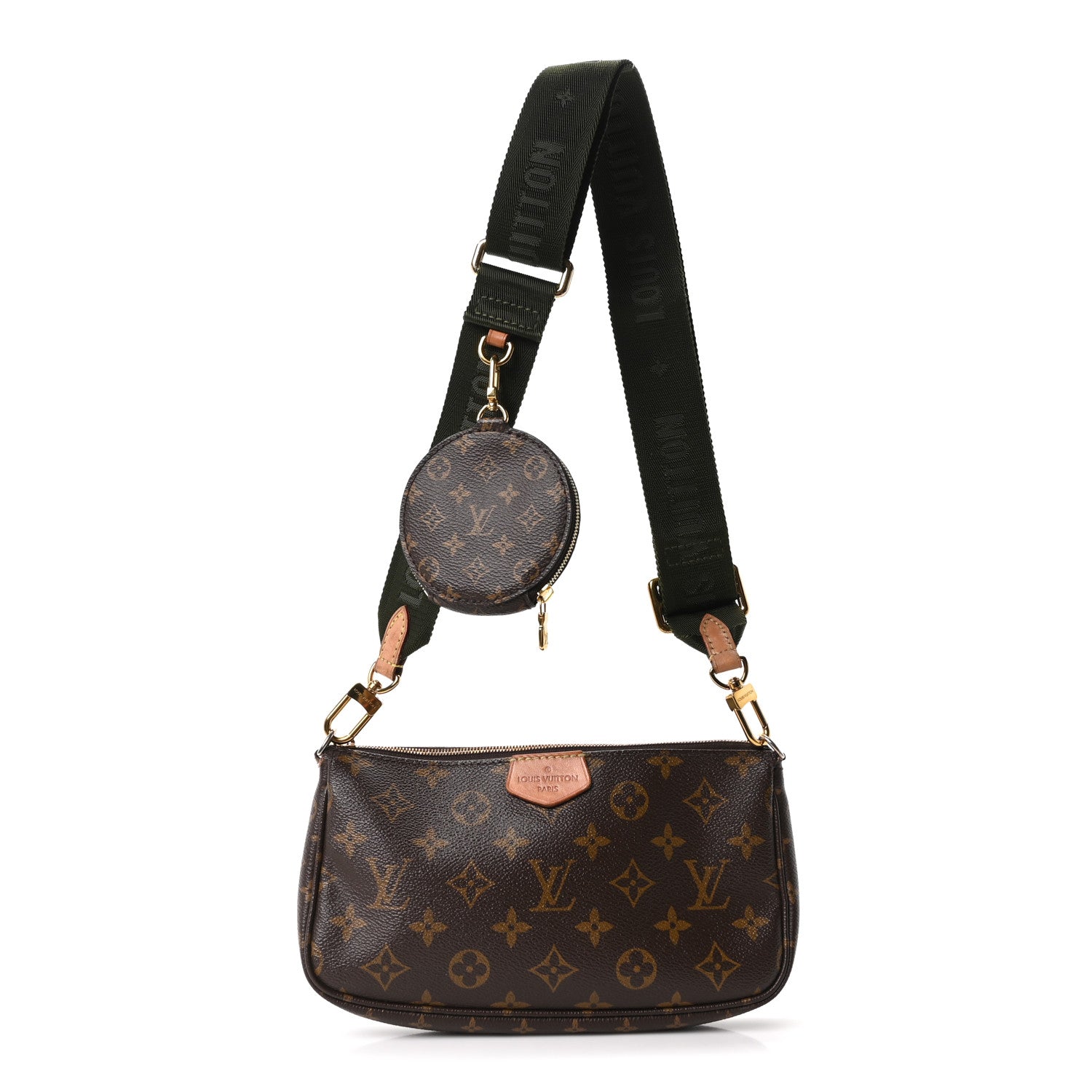 Louis Vuitton Monogram Multi Pochette Accessories Large Pochette Kaki 1 of 10