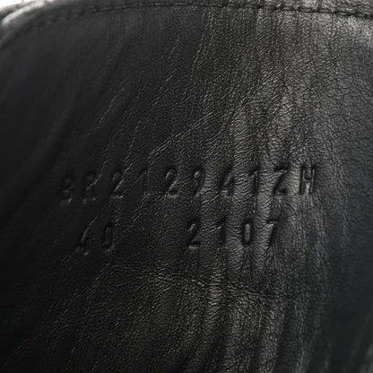 Hermes Calfskin Defense Ankle Boots 40 Black 8 of 12