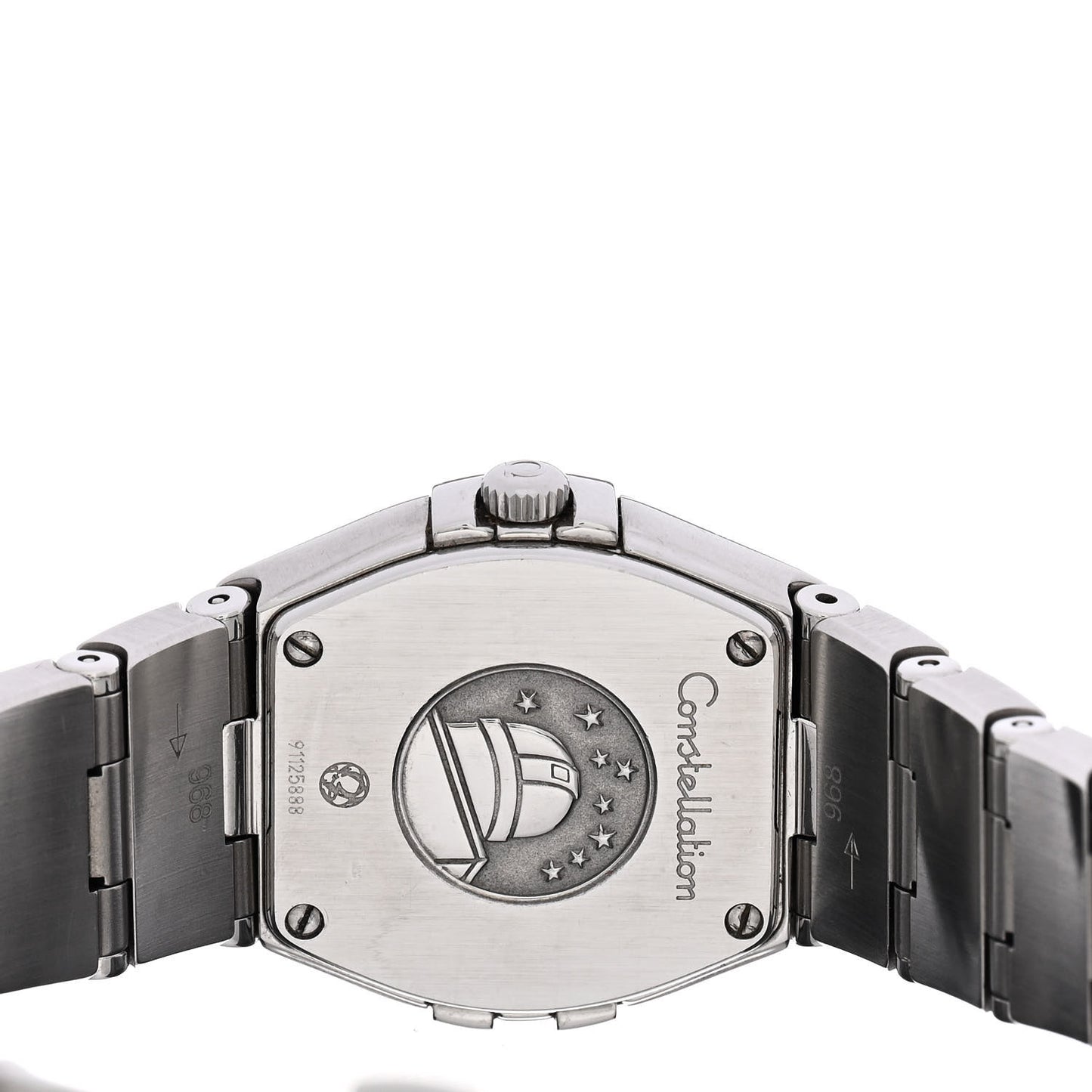 Stainless Steel Diamond 24mm Constellation Quartz Watch Black 123.10.24.60.51.001