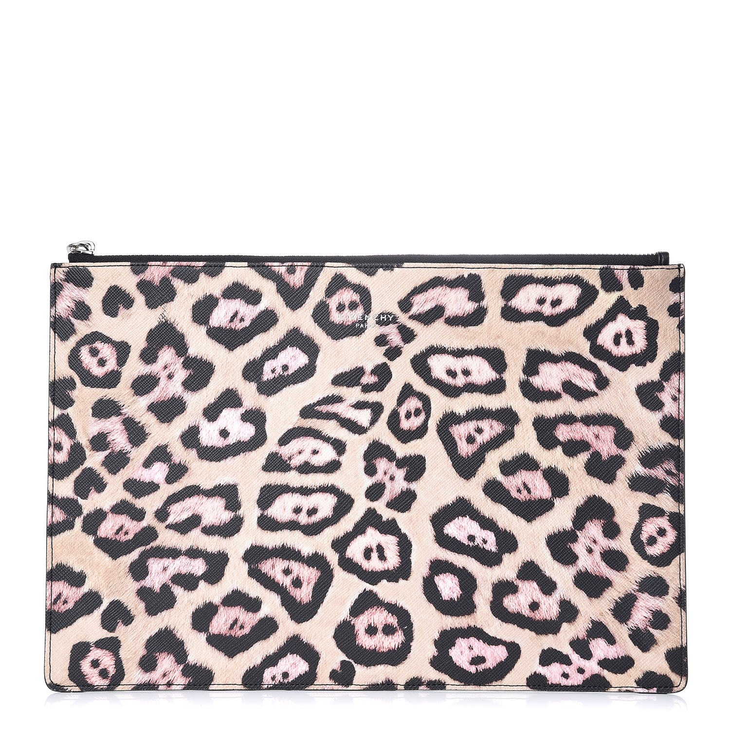 Givenchy Coated Canvas Jaguar Print Zip Pouch 1 of 18