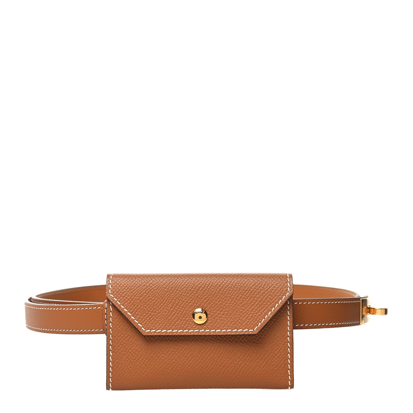 Epsom Kelly Pocket Belt Gold