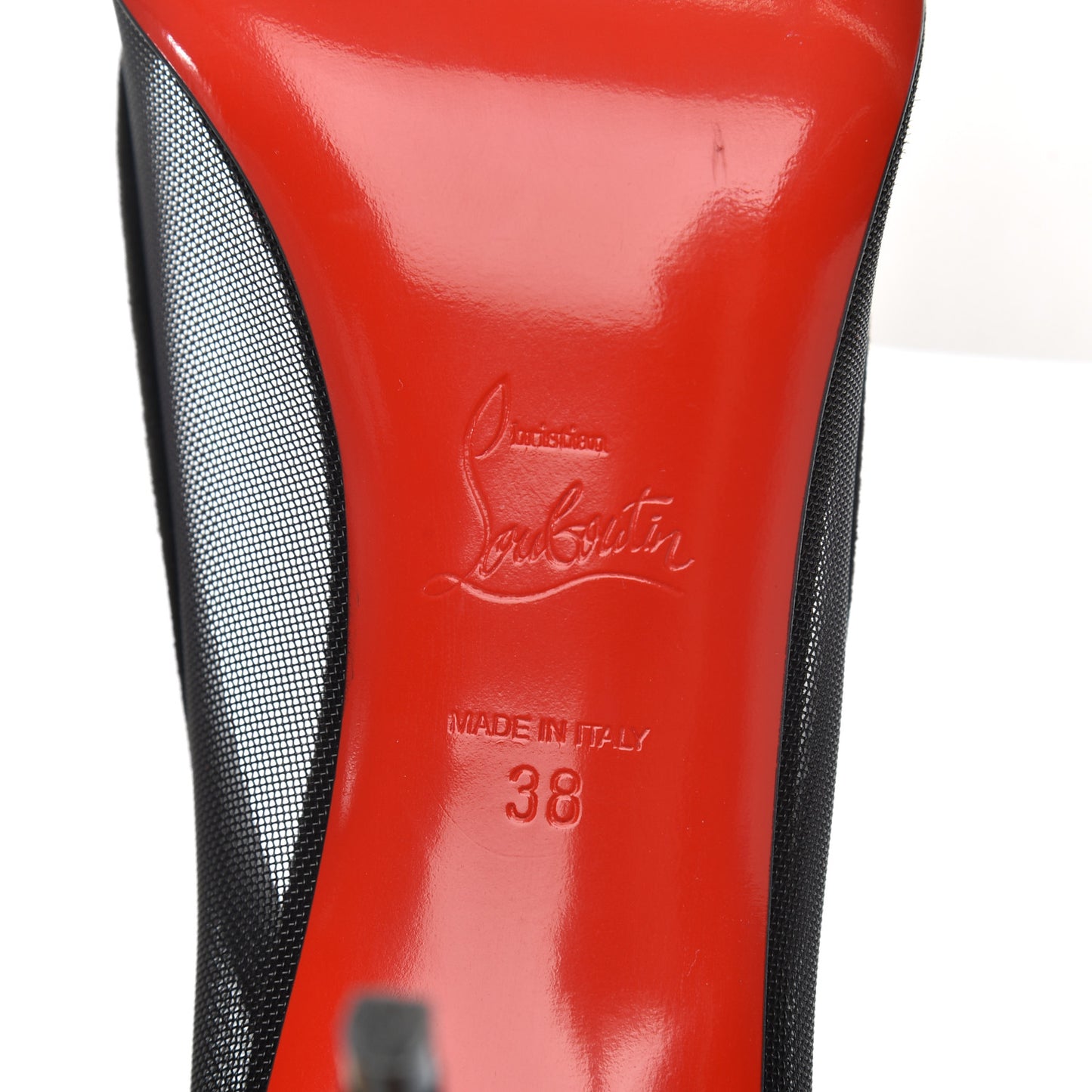 Veau Velours Rete Galativi 85 Pumps 38 Black