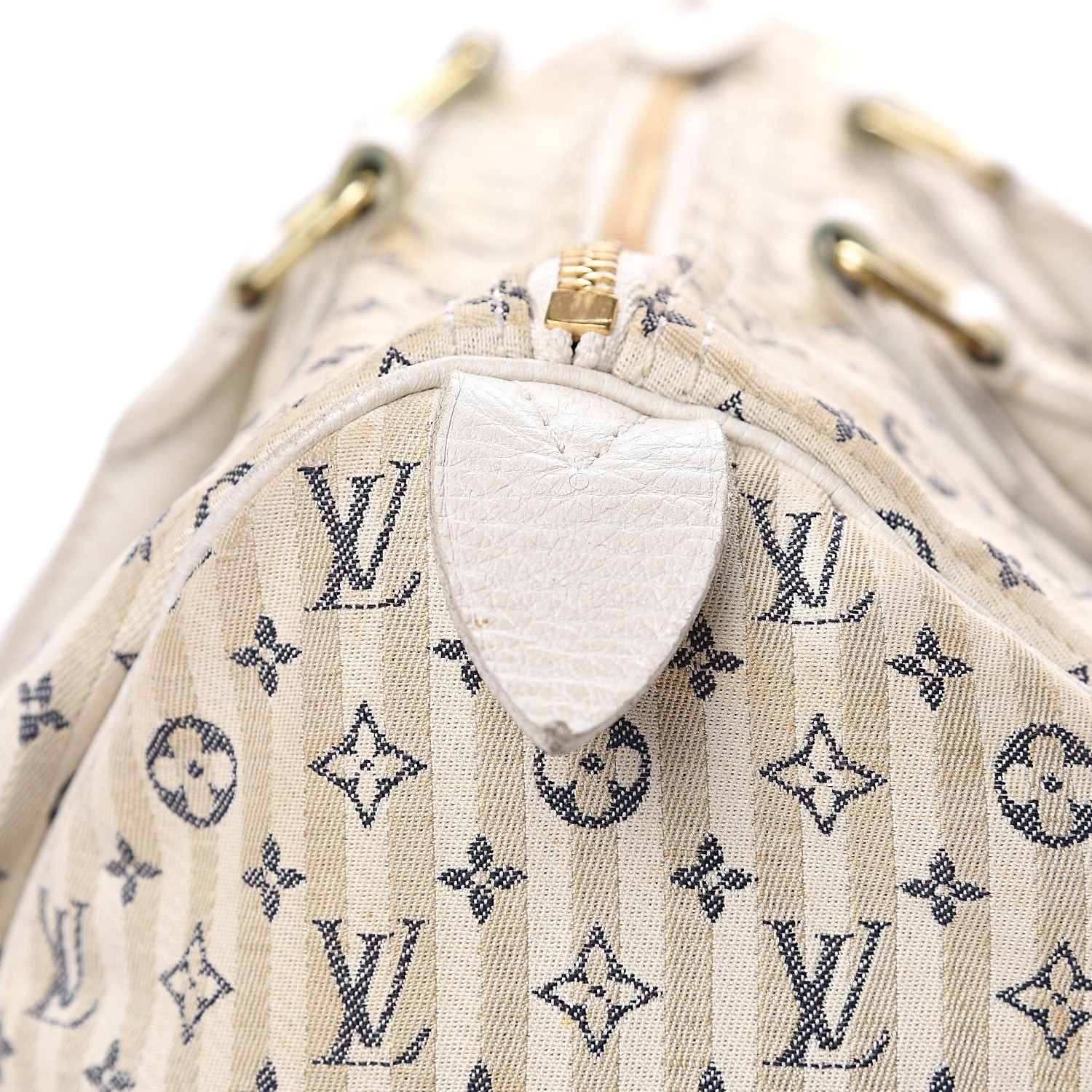 Louis Vuitton Mini Lin Croisette Speedy 30 Blue 5 of 19