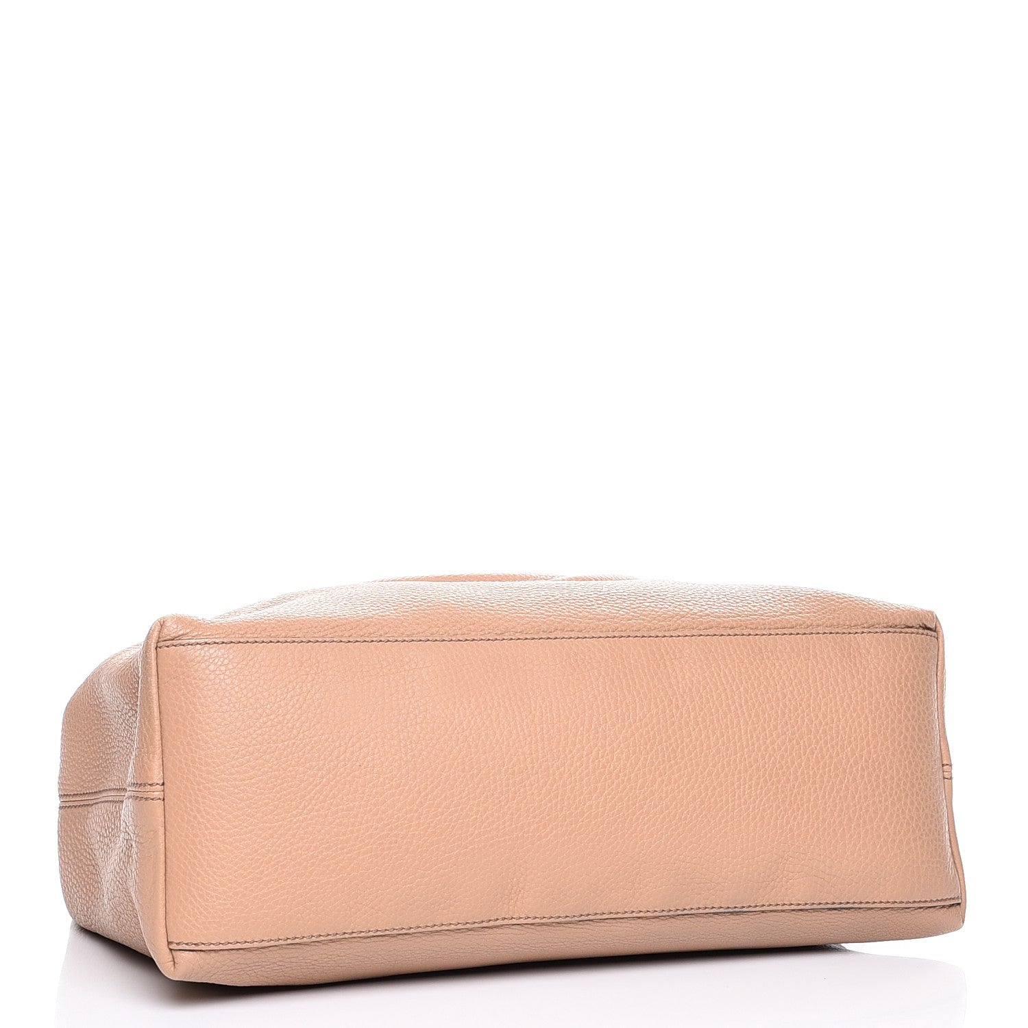 Gucci Pebbled Calfskin Medium Soho Chain Shoulder Bag Rose Beige 5 of 14