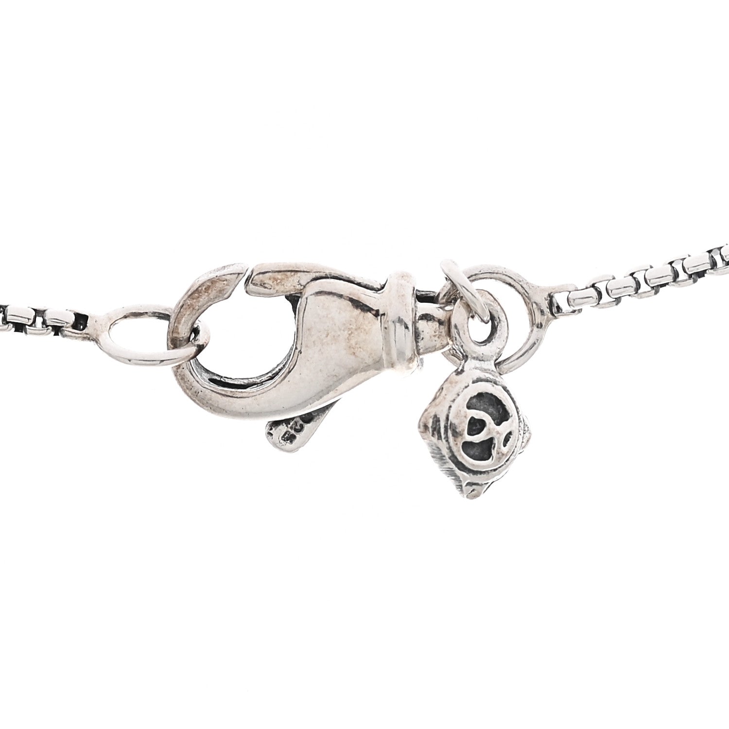 David Yurman Sterling Silver Citrine 8mm Petite Chatelaine Pendant Necklace 6 of 6