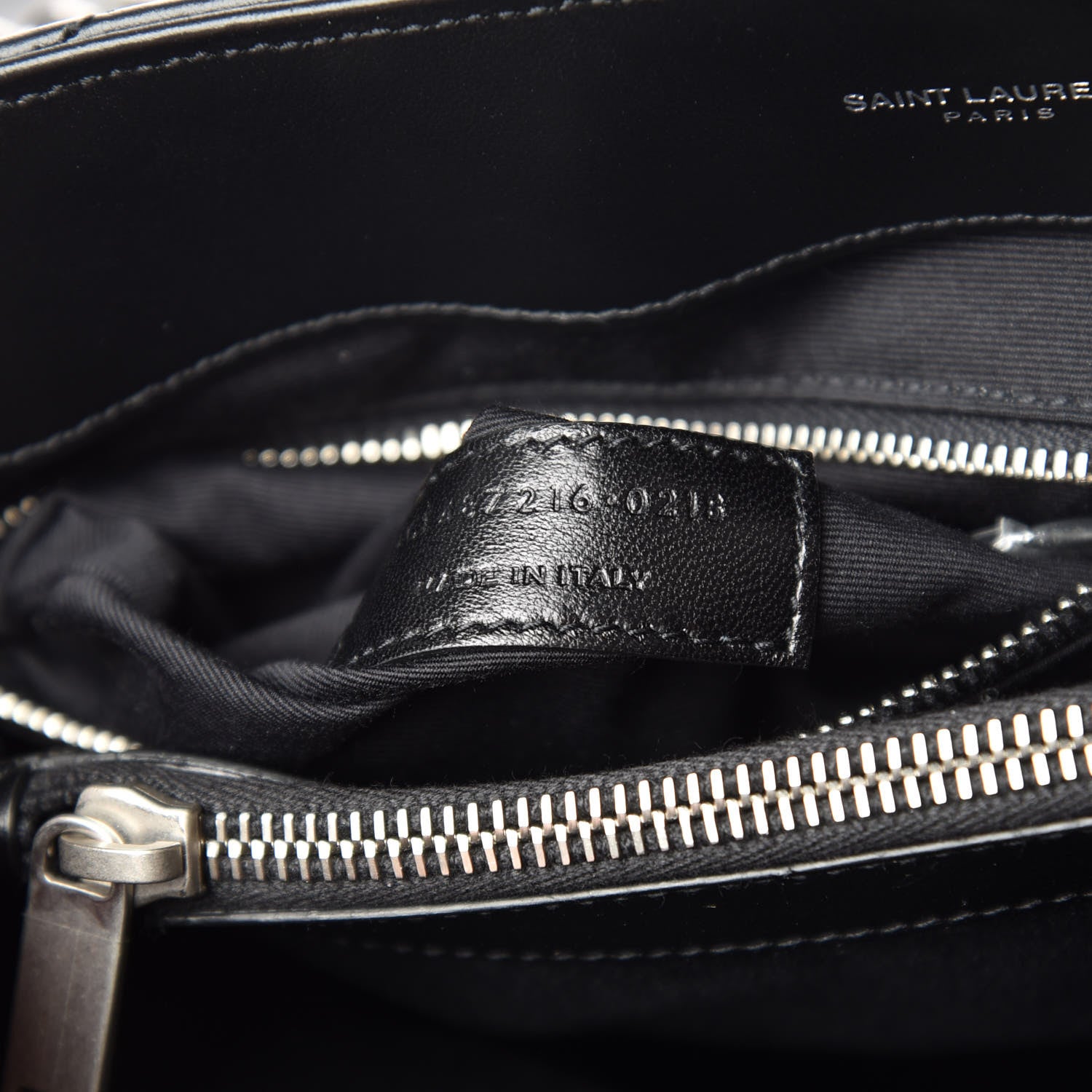 Saint Laurent Calfskin Y Quilted Monogram Medium Loulou Chain Satchel Black 7 of 10