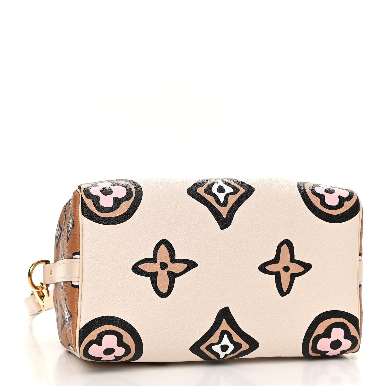 Louis Vuitton Monogram Giant Wild At Heart Speedy Bandouliere 25 Creme 3 of 8