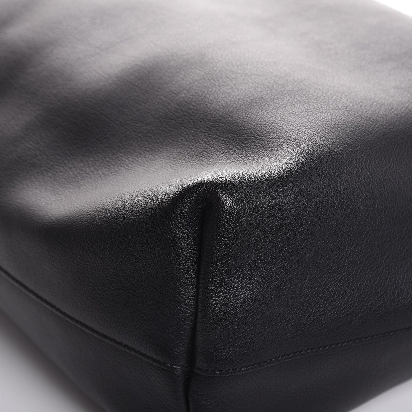 Calfskin Large Shopping Tote Black