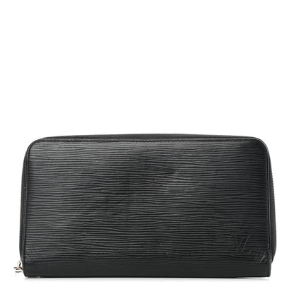 Louis Vuitton Epi Zippy Organizer Wallet Black 1 of 4