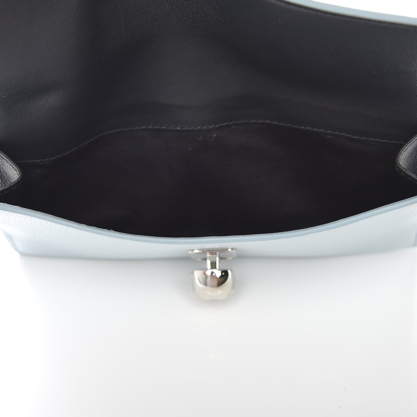 Calfskin Skull Continental Wallet Duck Egg