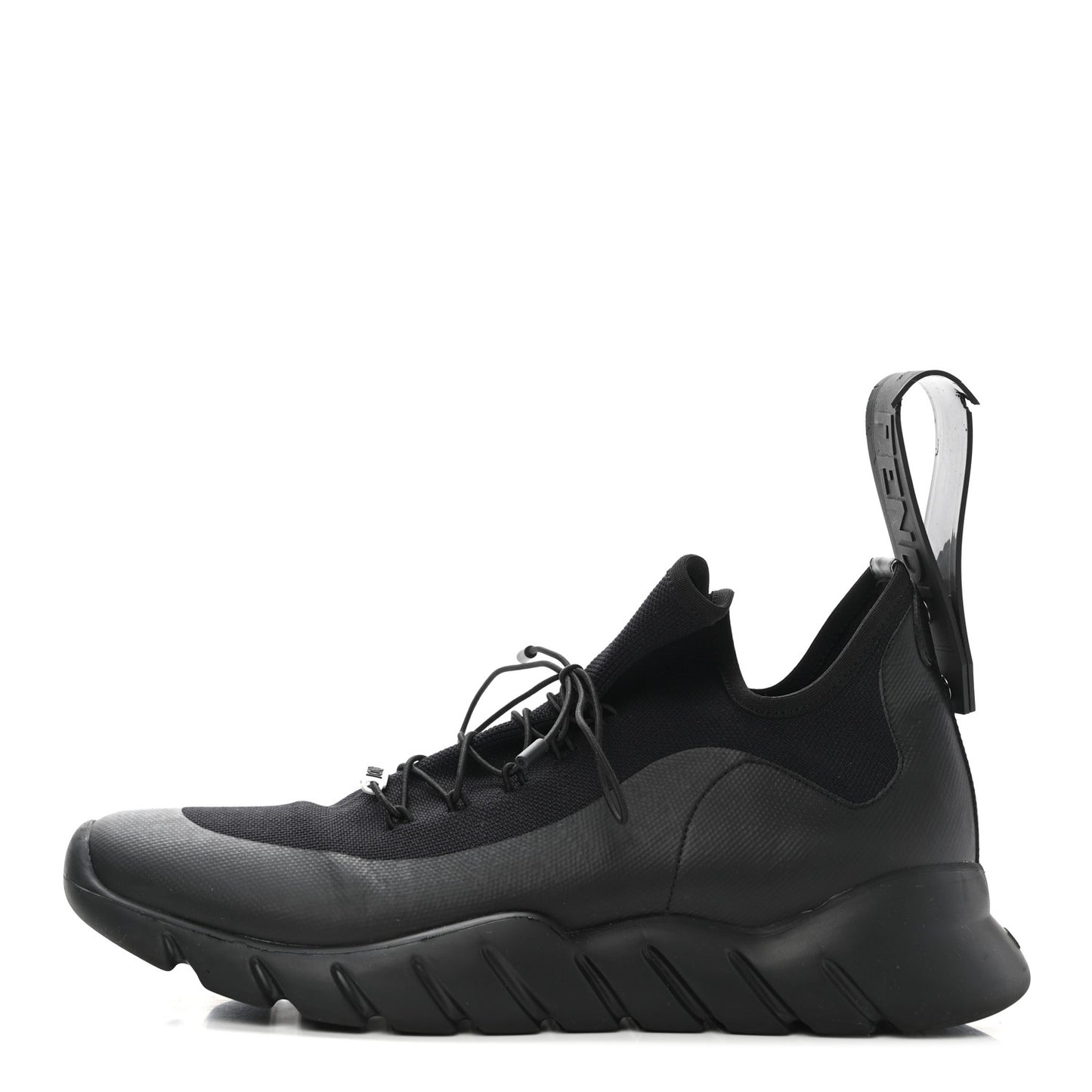 Coated Mesh Vocab High Top Sneakers 8 Black
