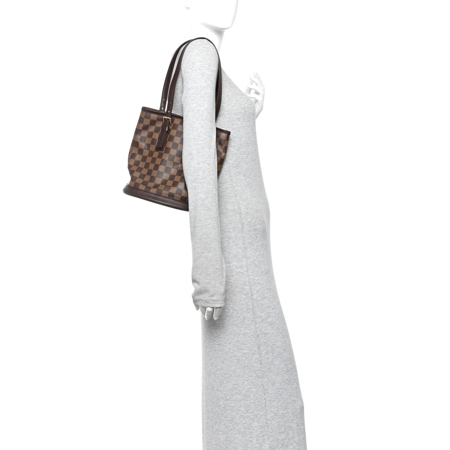 Louis Vuitton Damier Ebene Marais Bucket 23 2 of 12