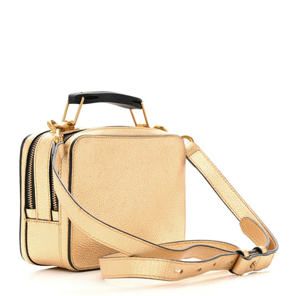 Marc Jacobs Metallic Calfskin The Box 20 Crossbody Gold 3 of 19