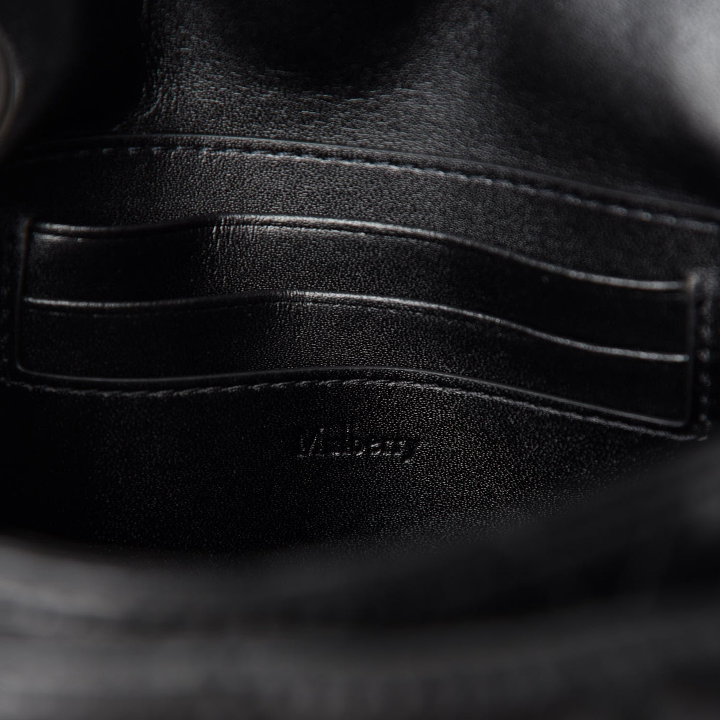 Shiny Calfskin Quilted Mini Darley Shoulder Bag Black