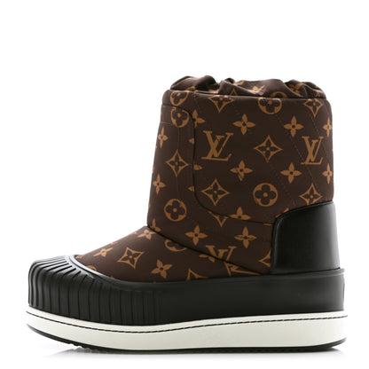 Louis Vuitton Monogram Polar Flat Half Boots 37 1 of 8
