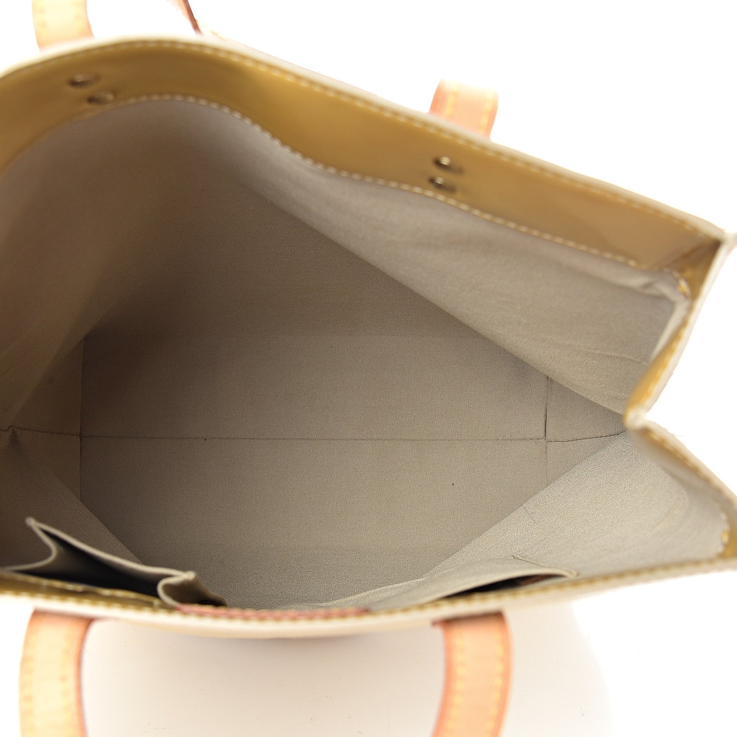 Louis Vuitton Vernis Reade MM Beige 4 of 16