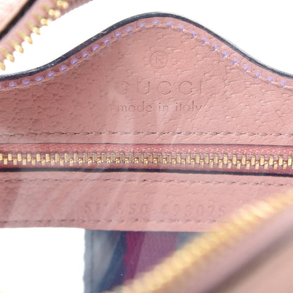Gucci Vinyl Web Mini Ophidia Transparent Shoulder Bag Perfect Pink 6 of 9