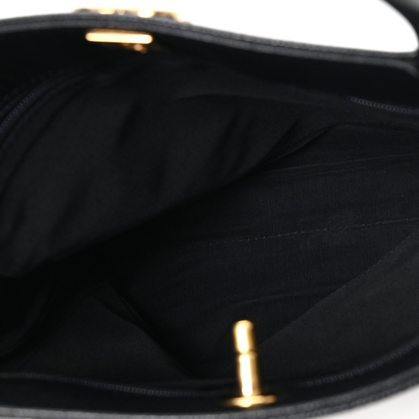 Caviar Quilted Shoulder Bag Black
