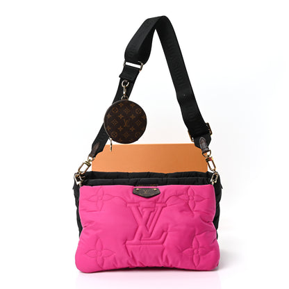 Louis Vuitton Econyl Monogram Pillow Maxi Multi Pochette Accessories Black Fuchsia 10 of 10