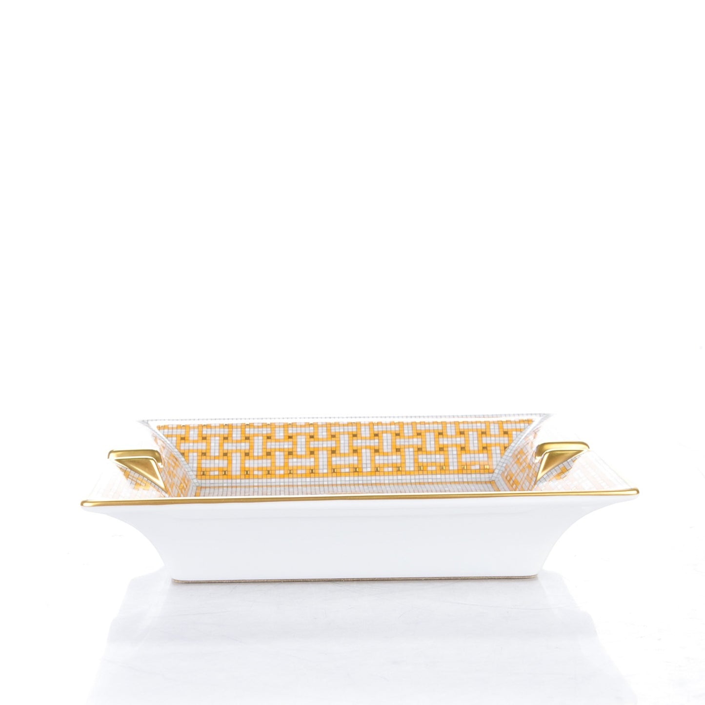 Porcelain Mosaique Au 24 Gold Ashtray