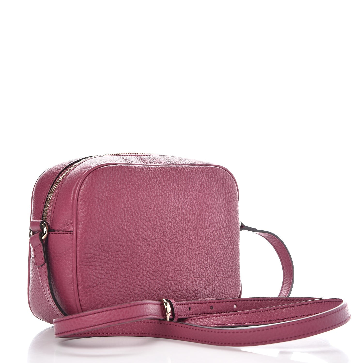 Gucci Pebbled Calfskin Small Soho Disco Bag Peonia Flower 3 of 9