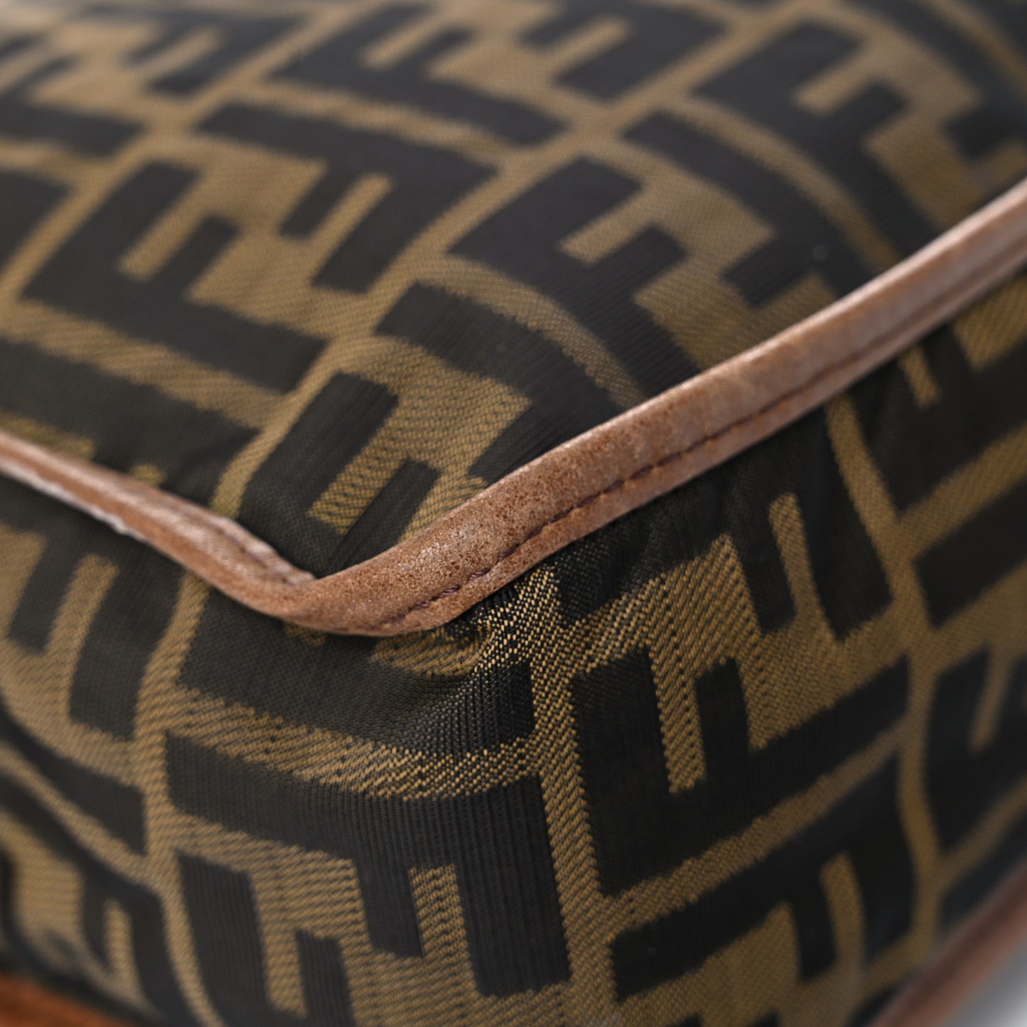 Zucca Vitello Patchwork Messenger Bag Tobacco Sabbia