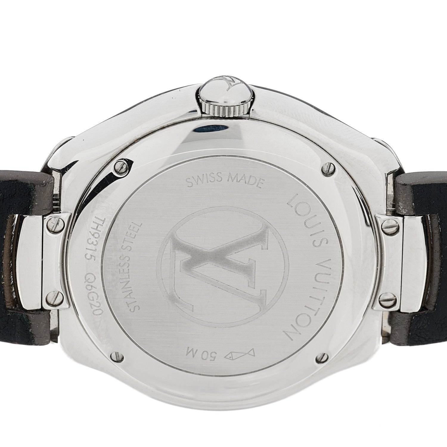 Louis Vuitton Stainless Steel Calfskin 36mm Fifty-Five Automatic Watch 4 of 6