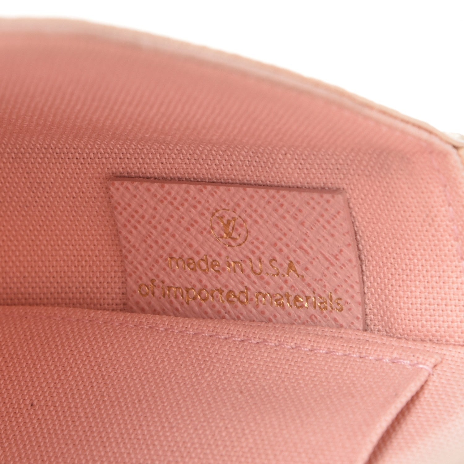 Louis Vuitton Damier Azur Pochette Felicie Chain Wallet Rose Ballerine 11 of 13