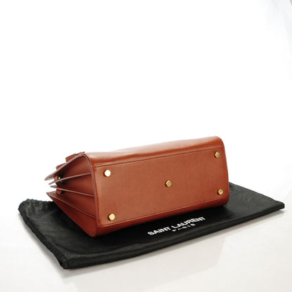 Saint Laurent Calfskin Small Sac de Jour Cotto 4 of 8